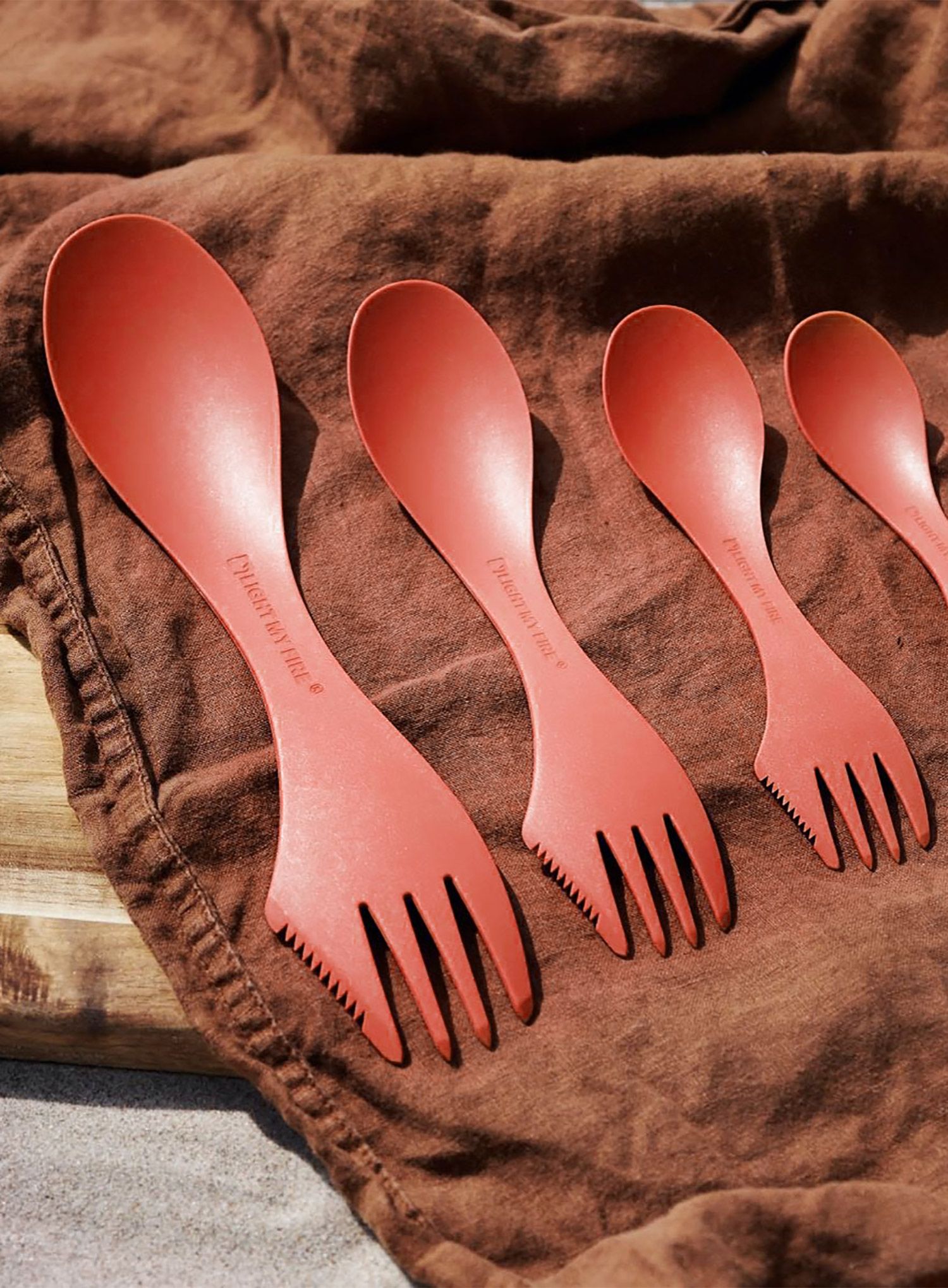 Spork Light My Fire Spork Original Bio - rocky red