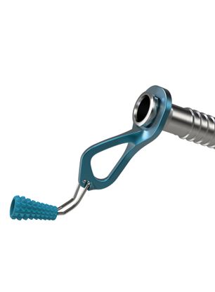 Skrutka do ľadu Blue Ice Aero Ice Screw 16 cm - blue