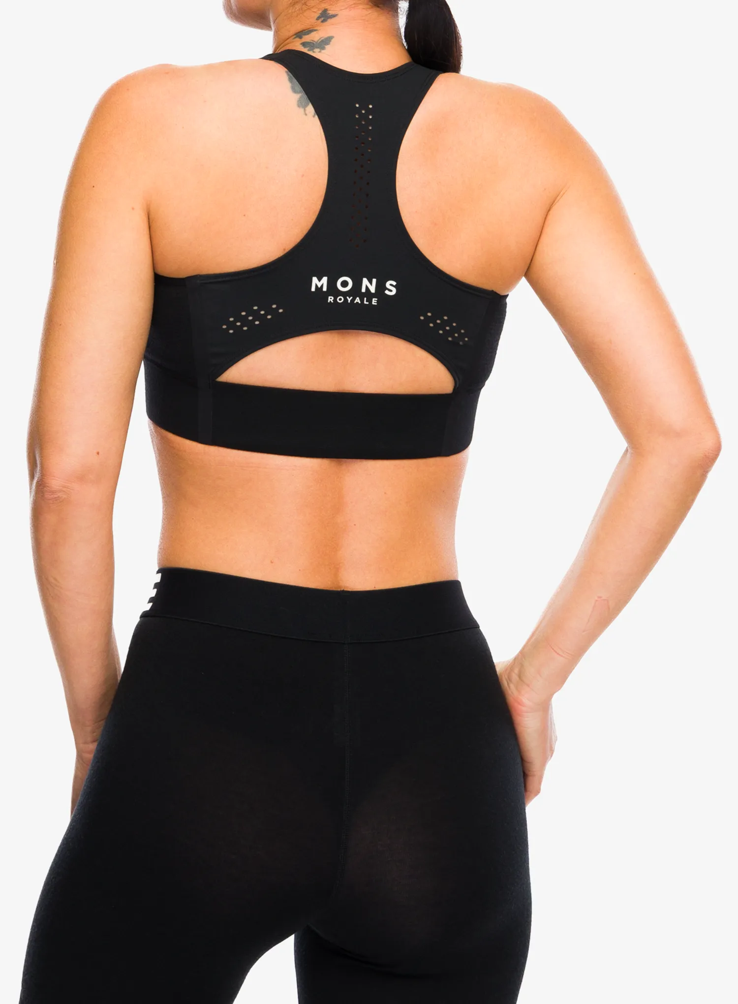 Športová podprsenka Mons Royale Stratos Bra - black