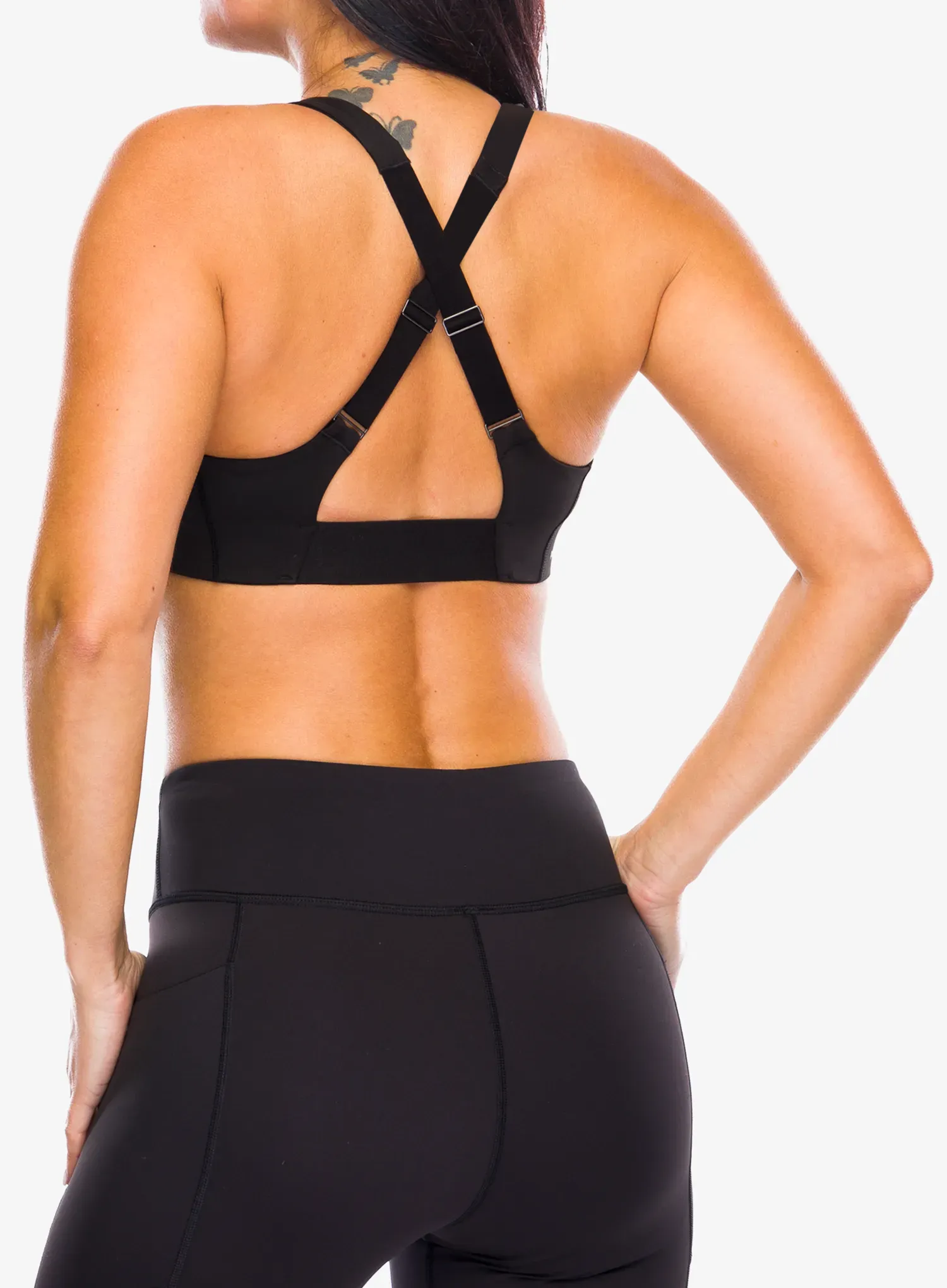 Športová podprsenka Patagonia Shadowlite Mid Impact Adjustable Bra - black