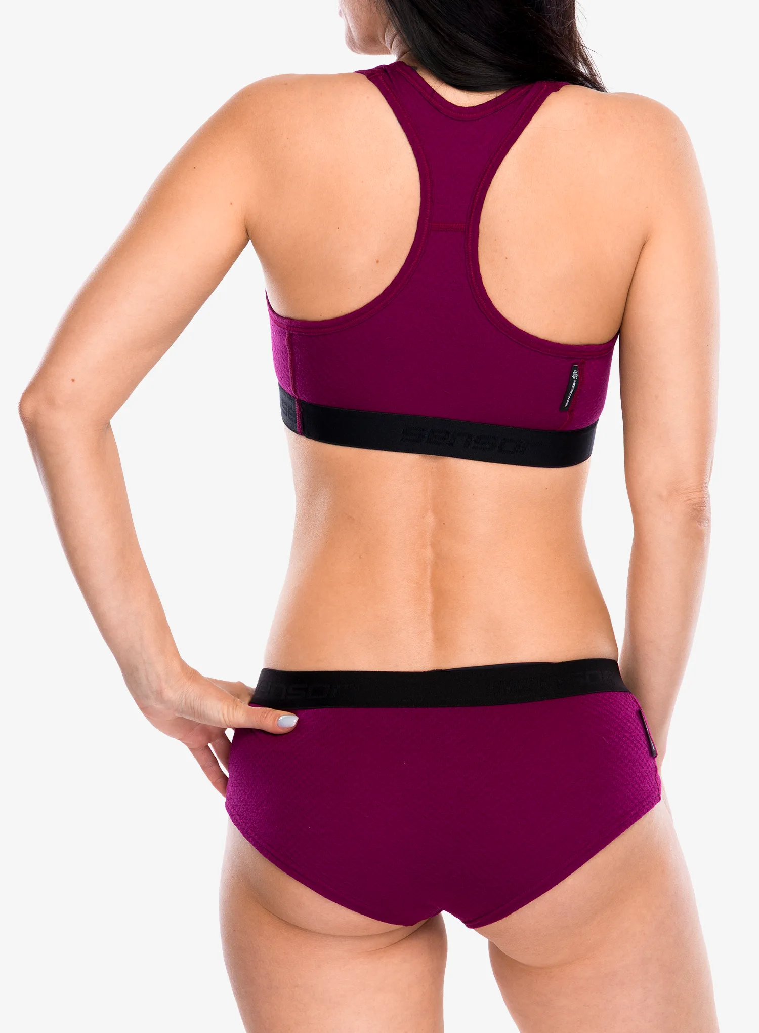 Športová podprsenka Sensor Merino DF Bra - lilla