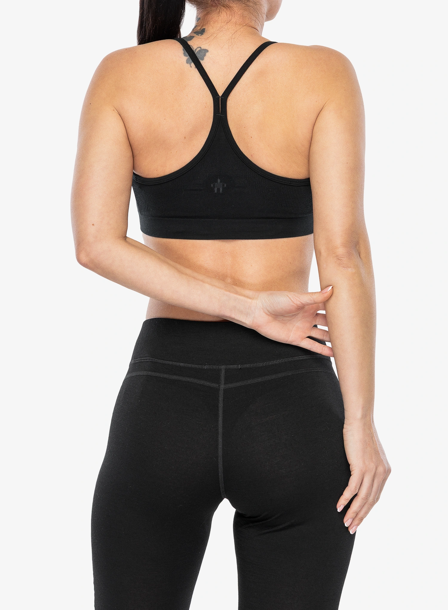 Športová podprsenka Smartwool Merino Blend Bralette - black