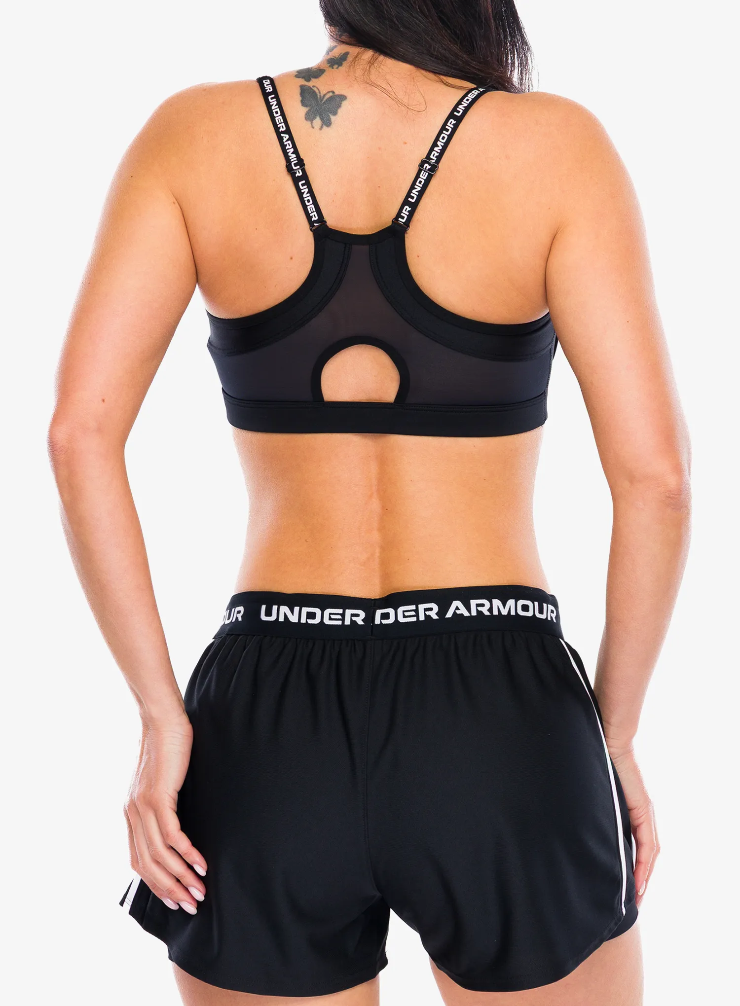 Športová podprsenka Under Armour Infinity 2.0 Low Sports Bra D-DD - white/black