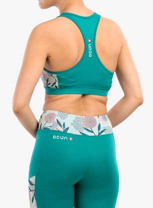 Športová podprsenka Ocun Misty Bra - green porcelain