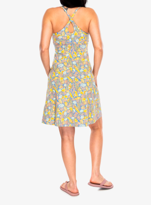 Športové šaty Patagonia Amber Dawn Dress - flourish/abundant blue