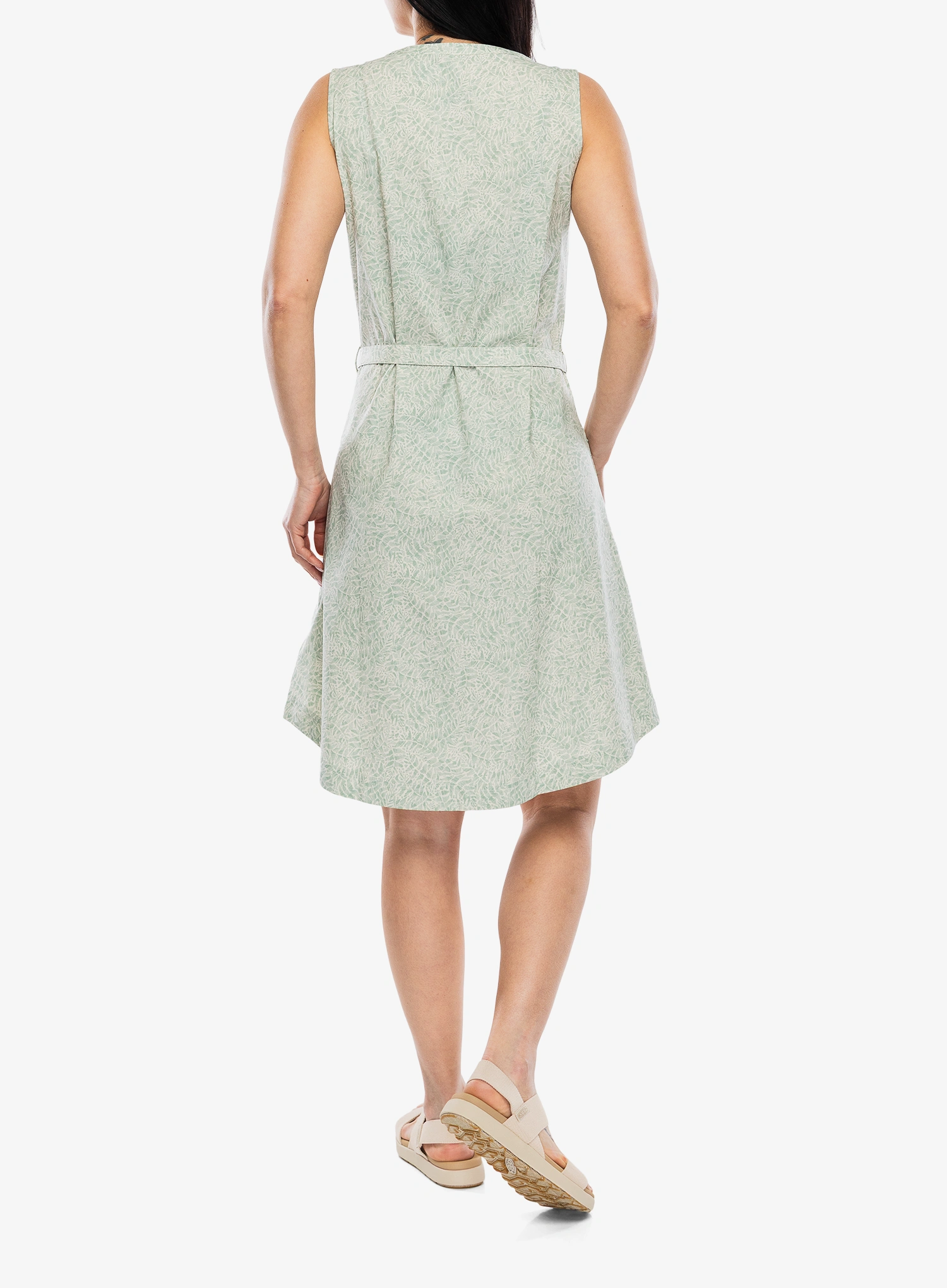Turistické šaty Royal Robbins Spotless Traveler Tank Dress - sage leaf briar pt