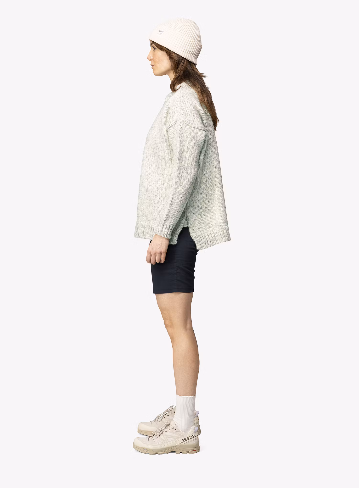 Dámsky sveter Devold Nansen Wool Sweater - grey melange
