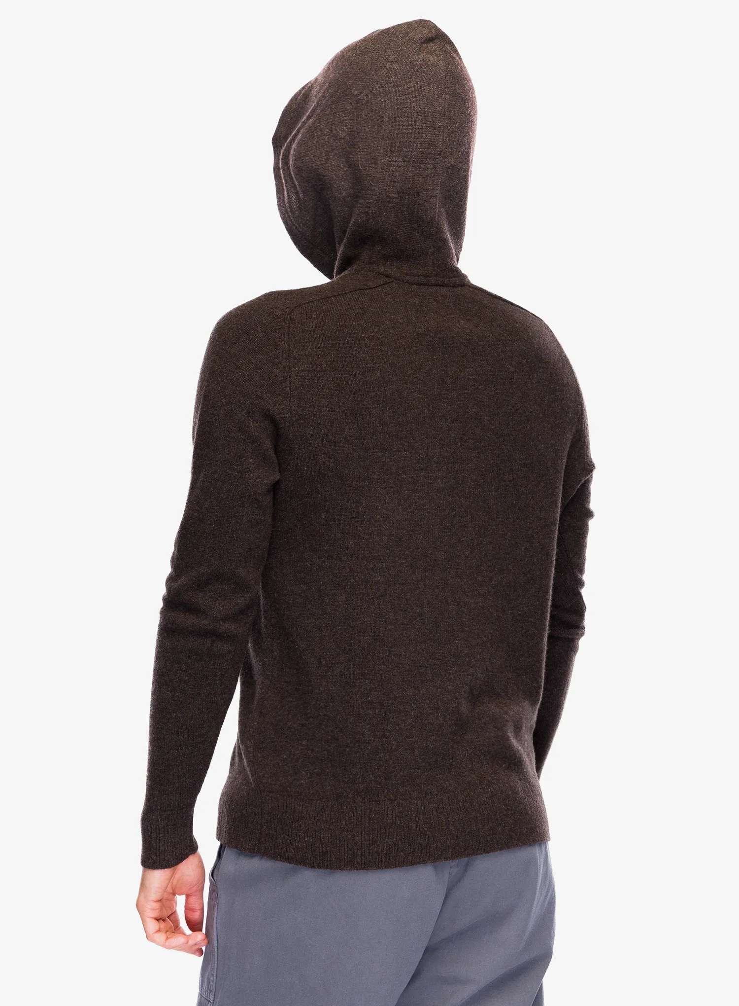 Vlnený sveter Royal Robbins Rockcraft Wool Hoodie - turkish coffee htr