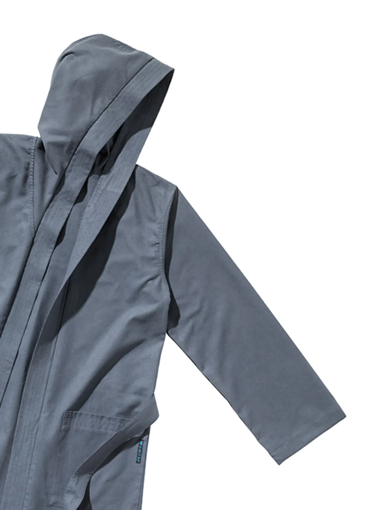 Župan Cocoon Microfiber Bathrobe Ultralight with Hood - anchor grey