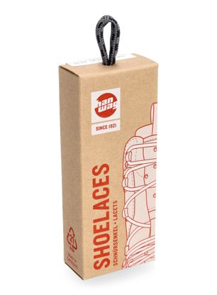 Šnúrky Hanwag Laces 160 cm - grey/black