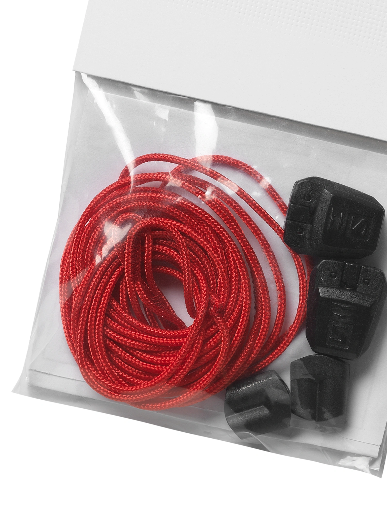 Šnúrky do topánok Salomon Quicklace Kit - racing red/black/black