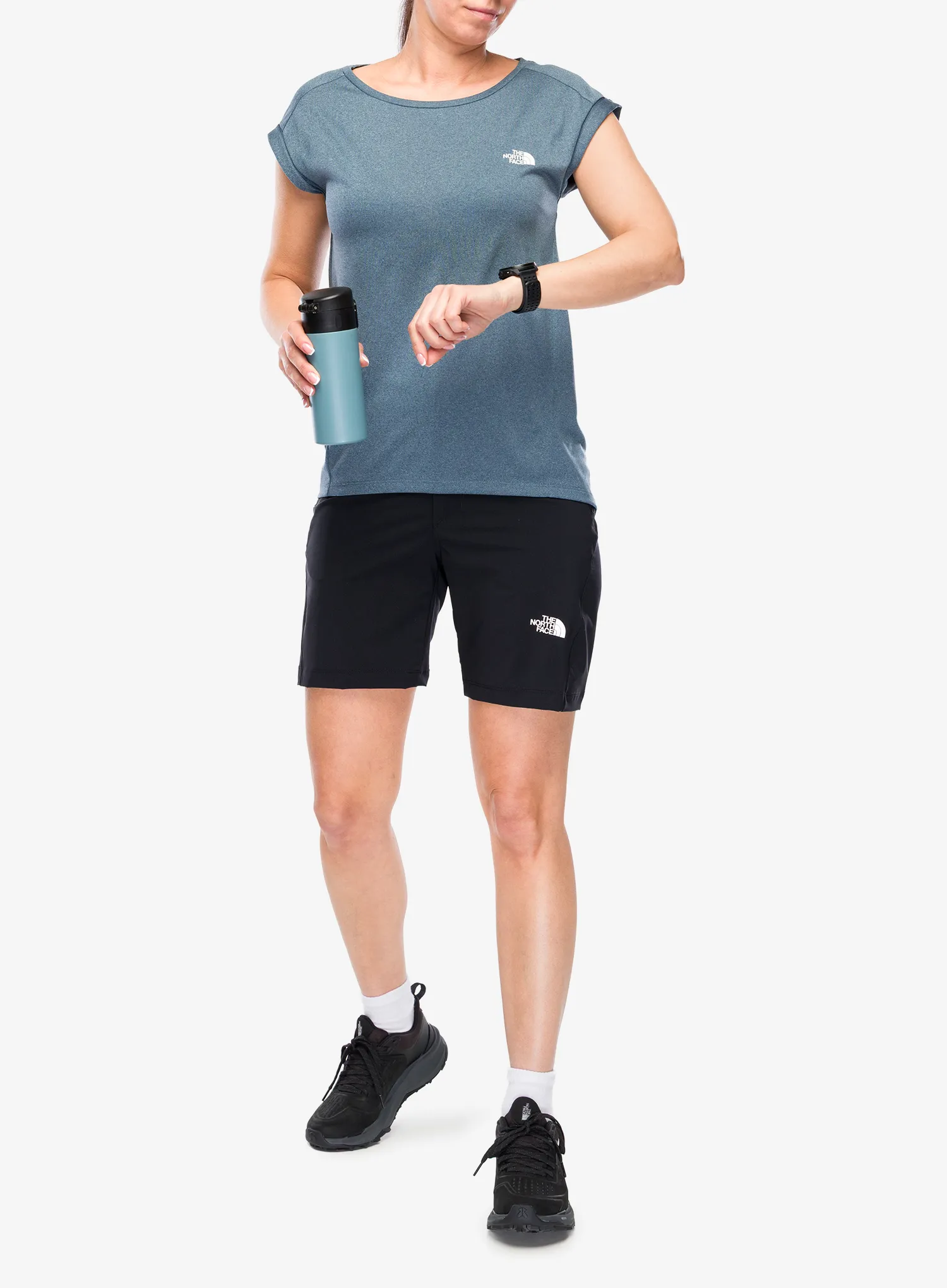 Kraťasy dámske The North Face Felik Slim Tapered Short - tnf black