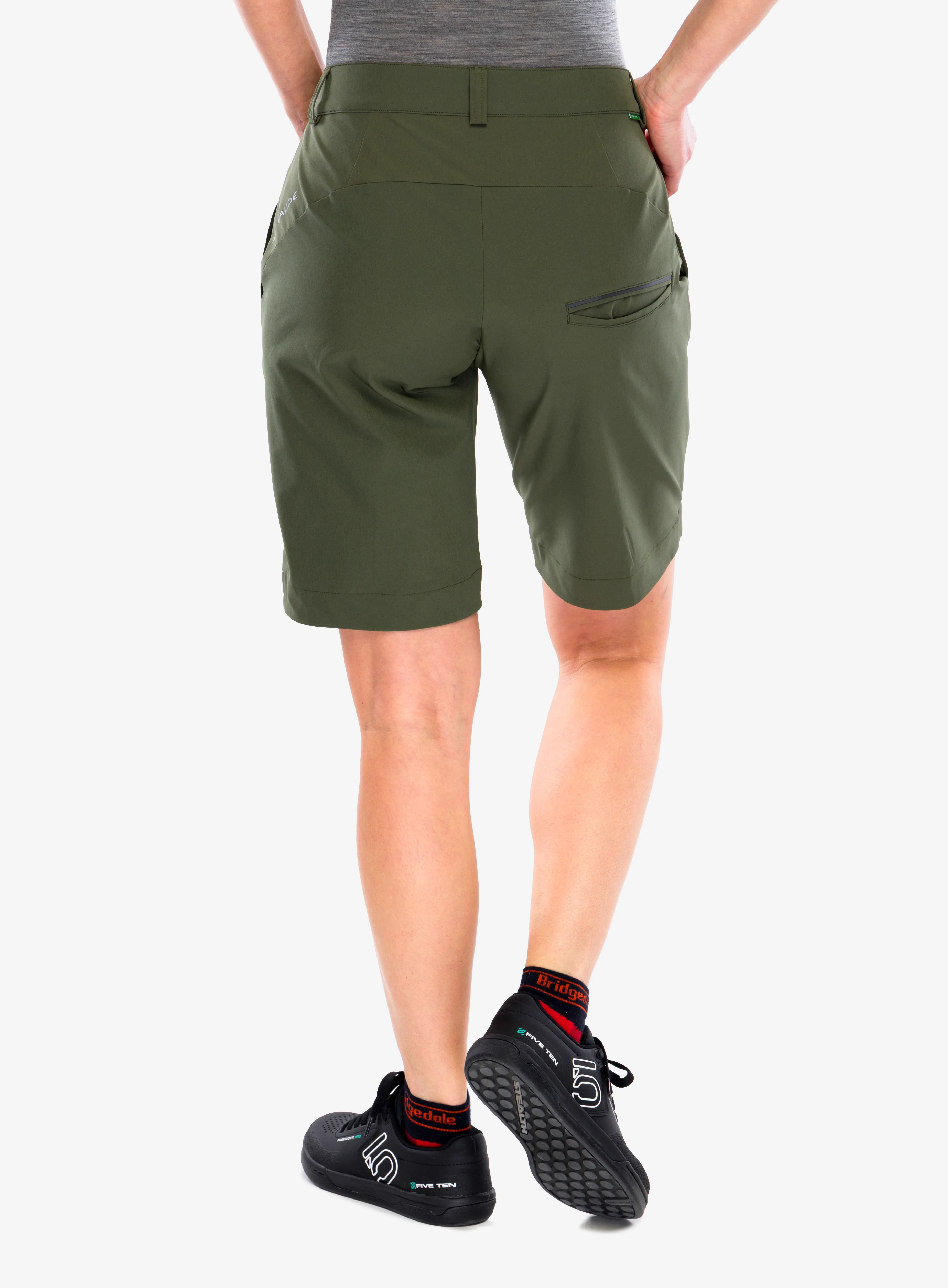 Kraťasy dámske Vaude Cyclist Shorts - khaki