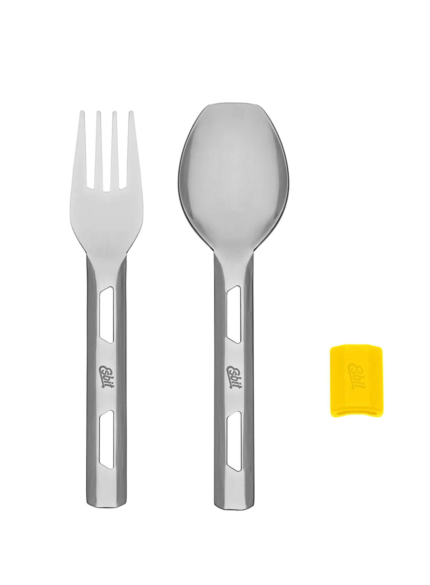 Turistický príbor Esbit Cutlery Set Incl. Silicone Band S - sunshine yellow