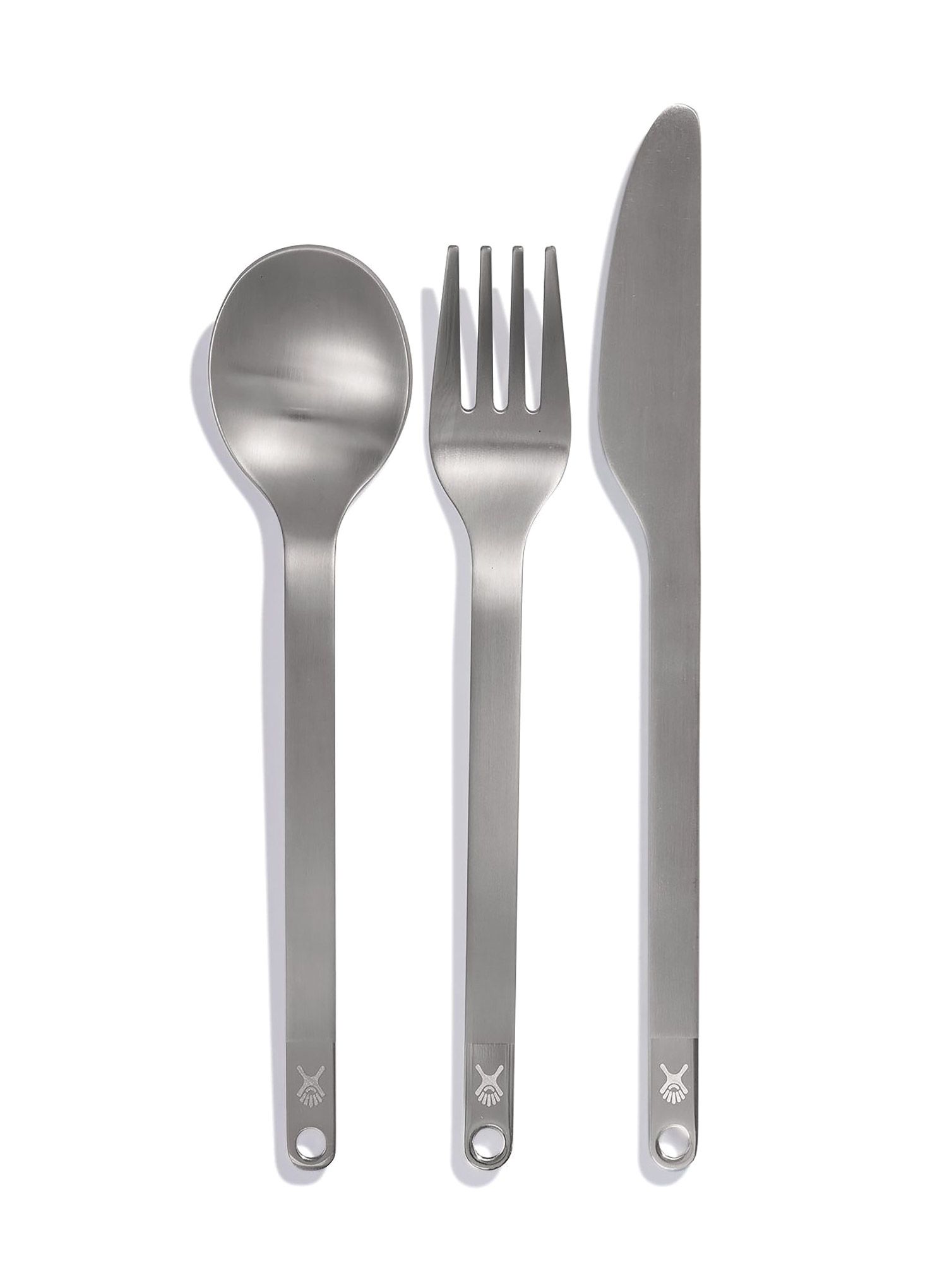 Turistický príbor Hydro Flask Flatware Set Stainless/Pouch - black