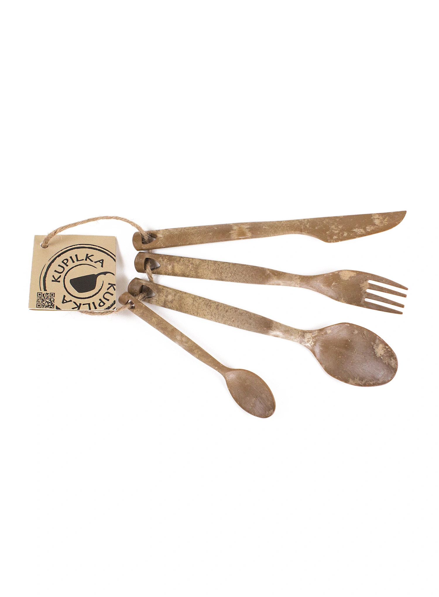 Turistický príbor Kupilka Cutlery - brown/brown