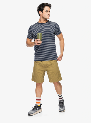 T shirt Dovre O-neck T-shirt Striped - navy