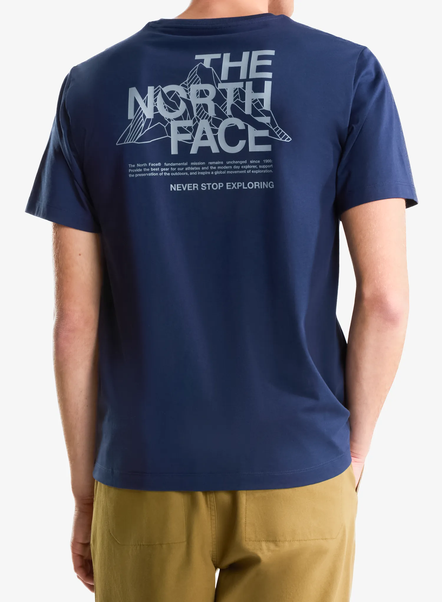 T shirt The North Face Mountain Sketch Regular SS - summit navy