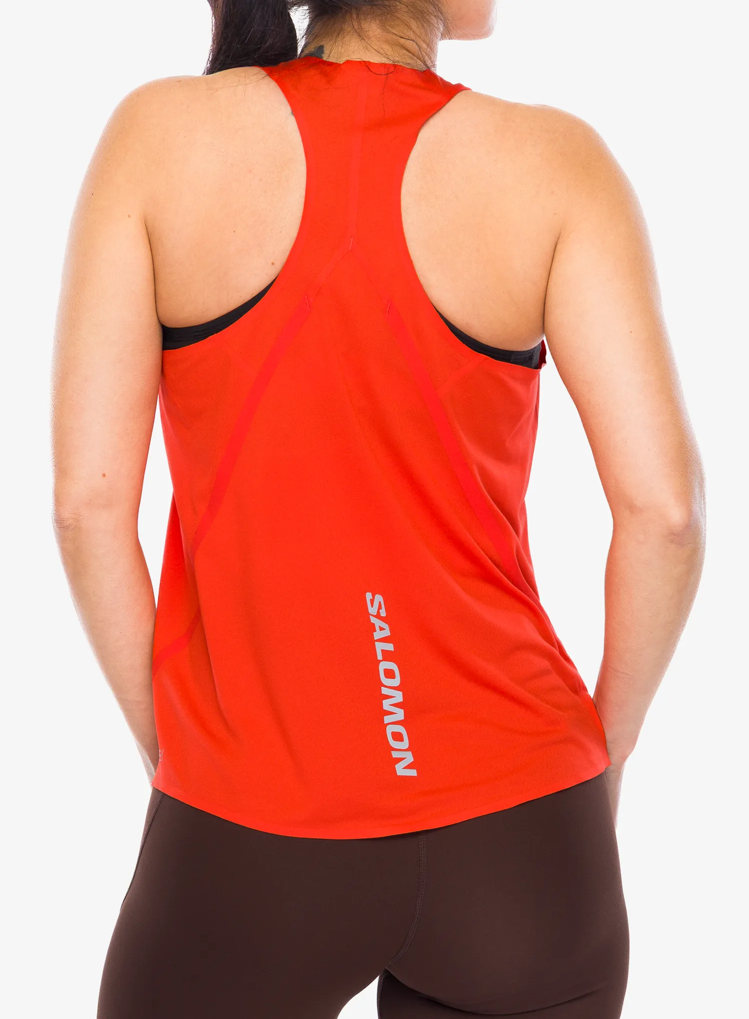 Dámsky top Salomon S/Lab Speed Singlet - fiery red