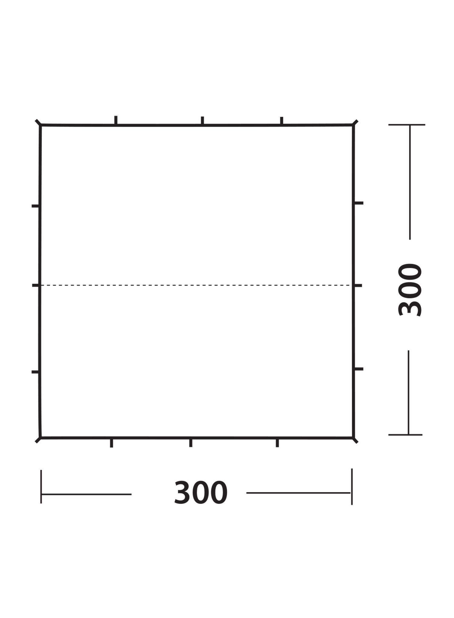 Turistická plachta Robens 3 x 3 m
