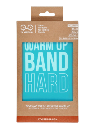 Cvičebná páska Y&Y Vertical Warm Up Band Medium - blue