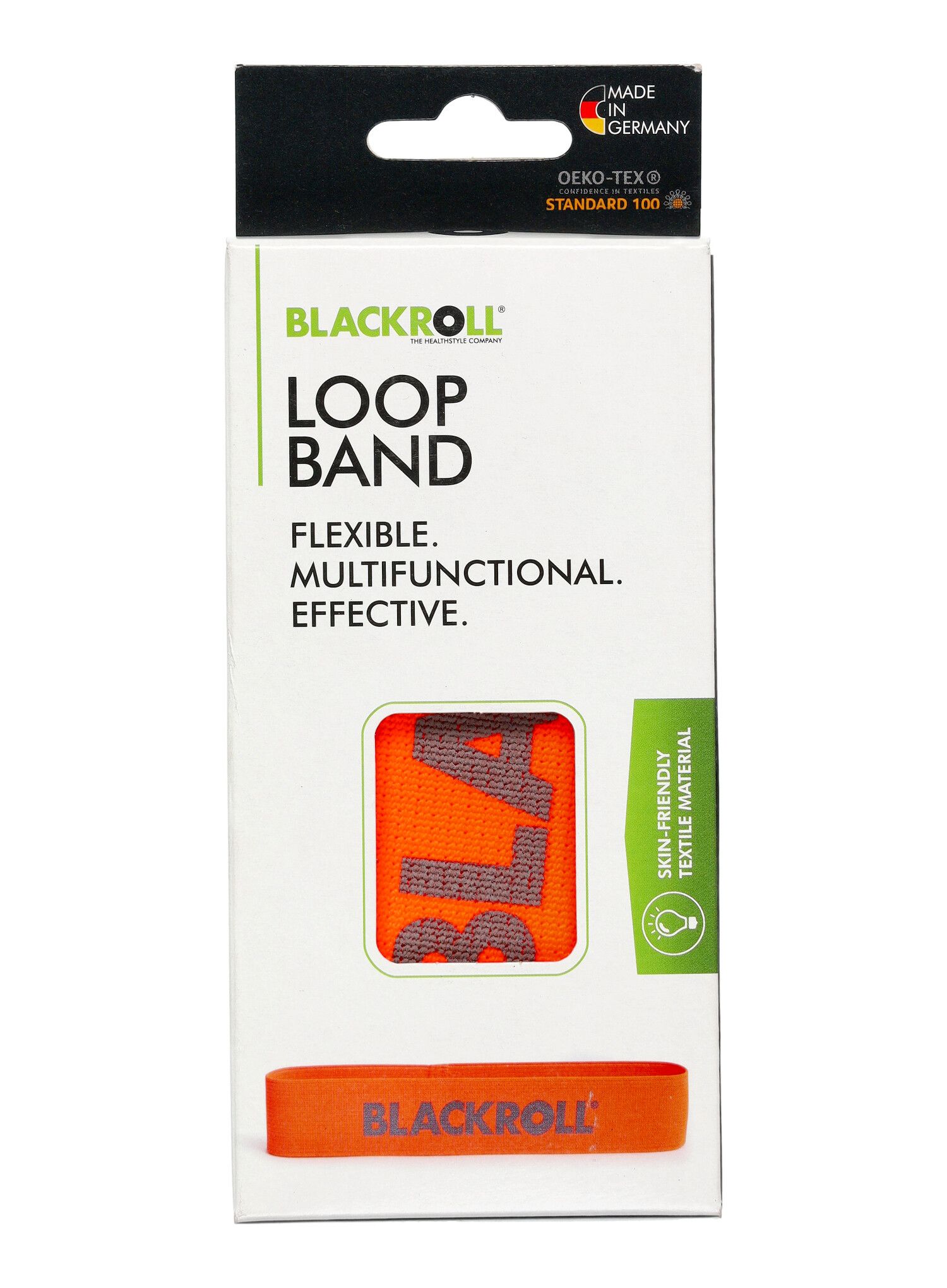 Odporová páska Blackroll Loop Band - orange