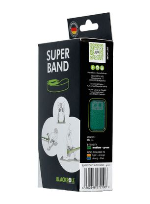 Odporová páska Blackroll Super Band - green
