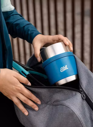 Termoska na jedlo Esbit Sculptor Stainless Steel Food Jug 0,5L - polar blue/polar blue