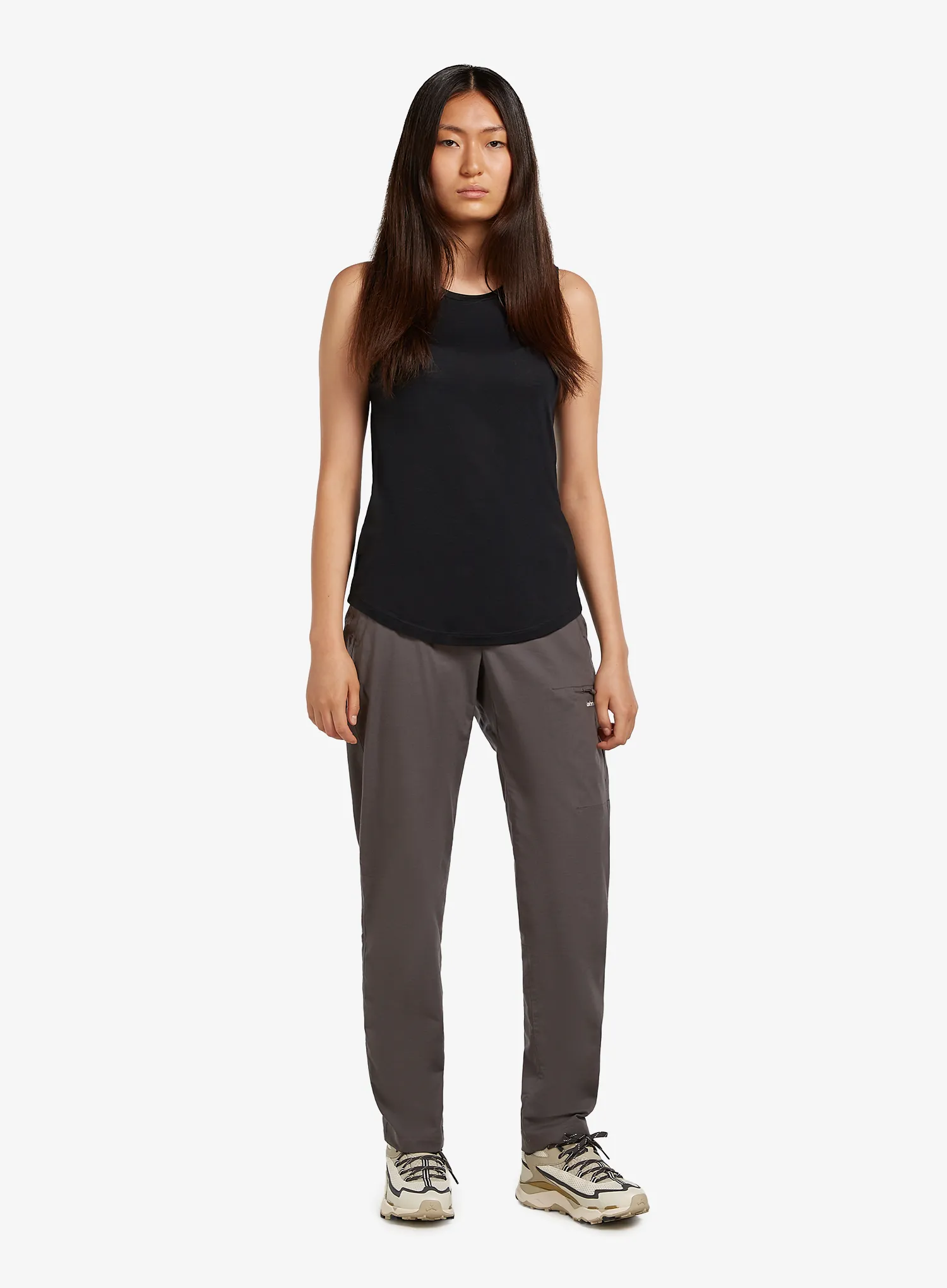 Dámsky top Icebreaker Merino 125 Cool-Lite Sphere III Tank - black