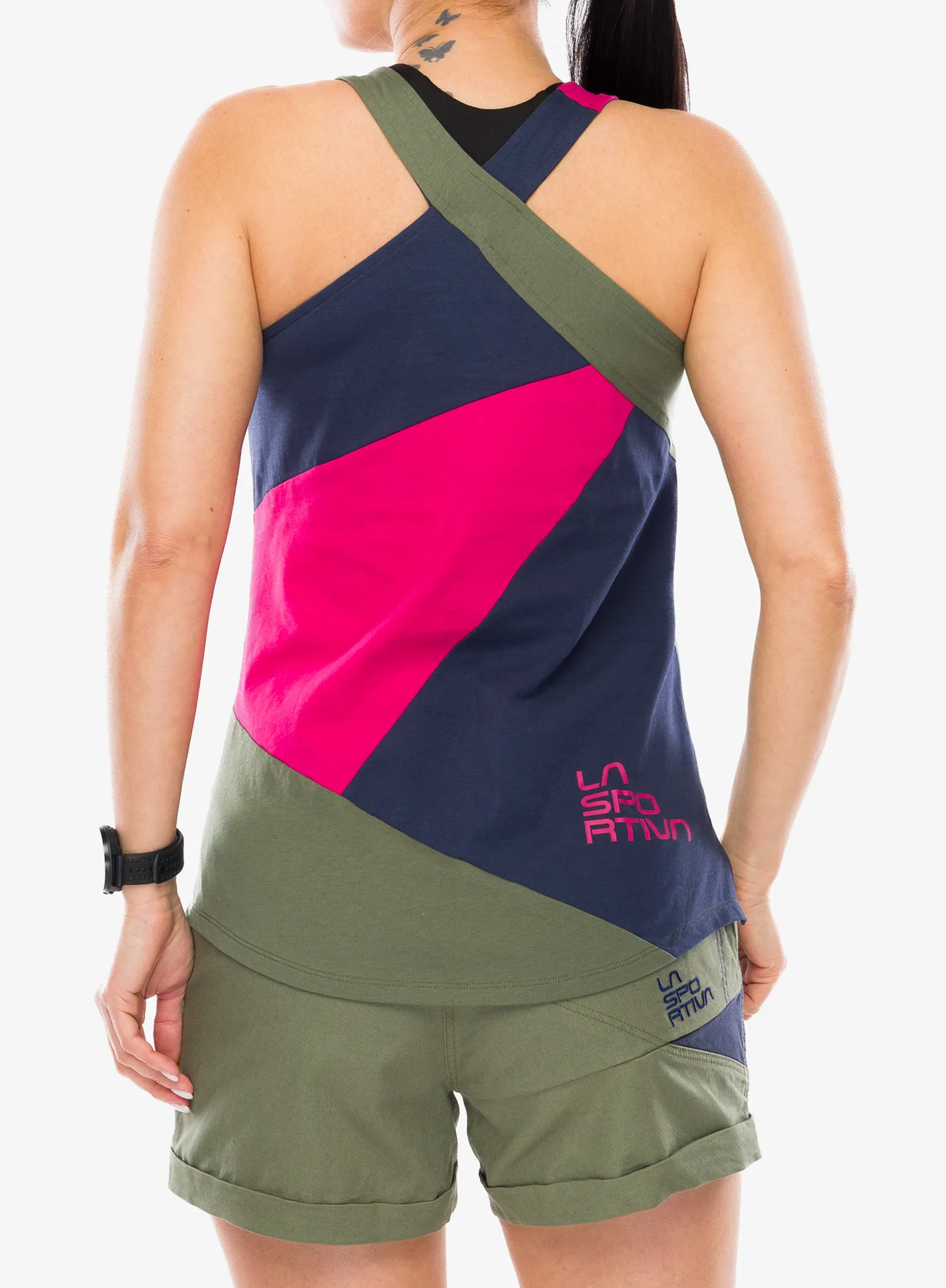 Dámsky top La Sportiva Twist Tank - cypress/night sky