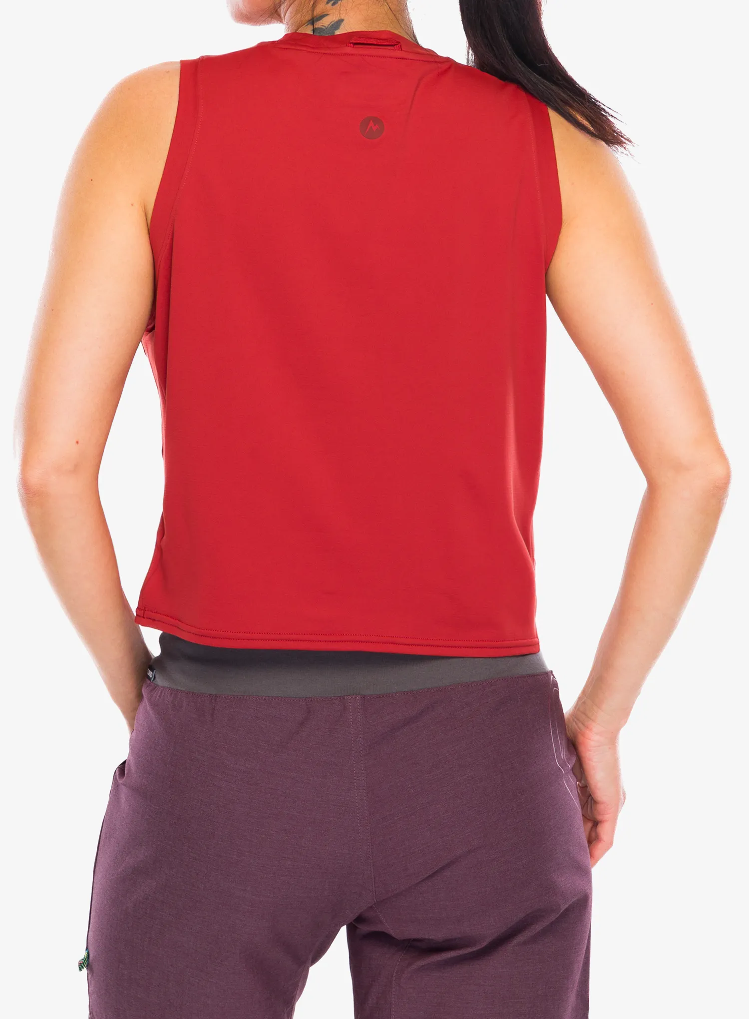 Dámsky top Marmot AirExchange SolarShield High Neck Tank - sumac