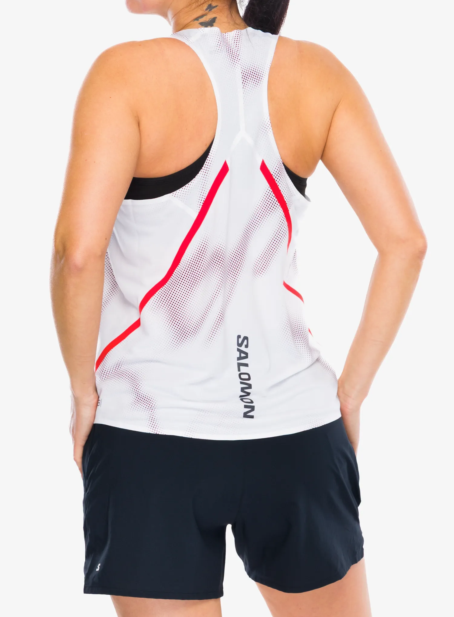 Dámsky top Salomon S/Lab Speed Singlet - white/white/and