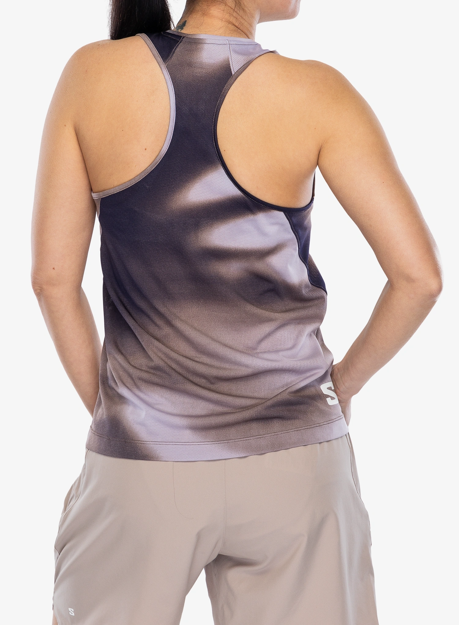 Dámsky top Salomon Shake Core Tank GFX - etherea/aura