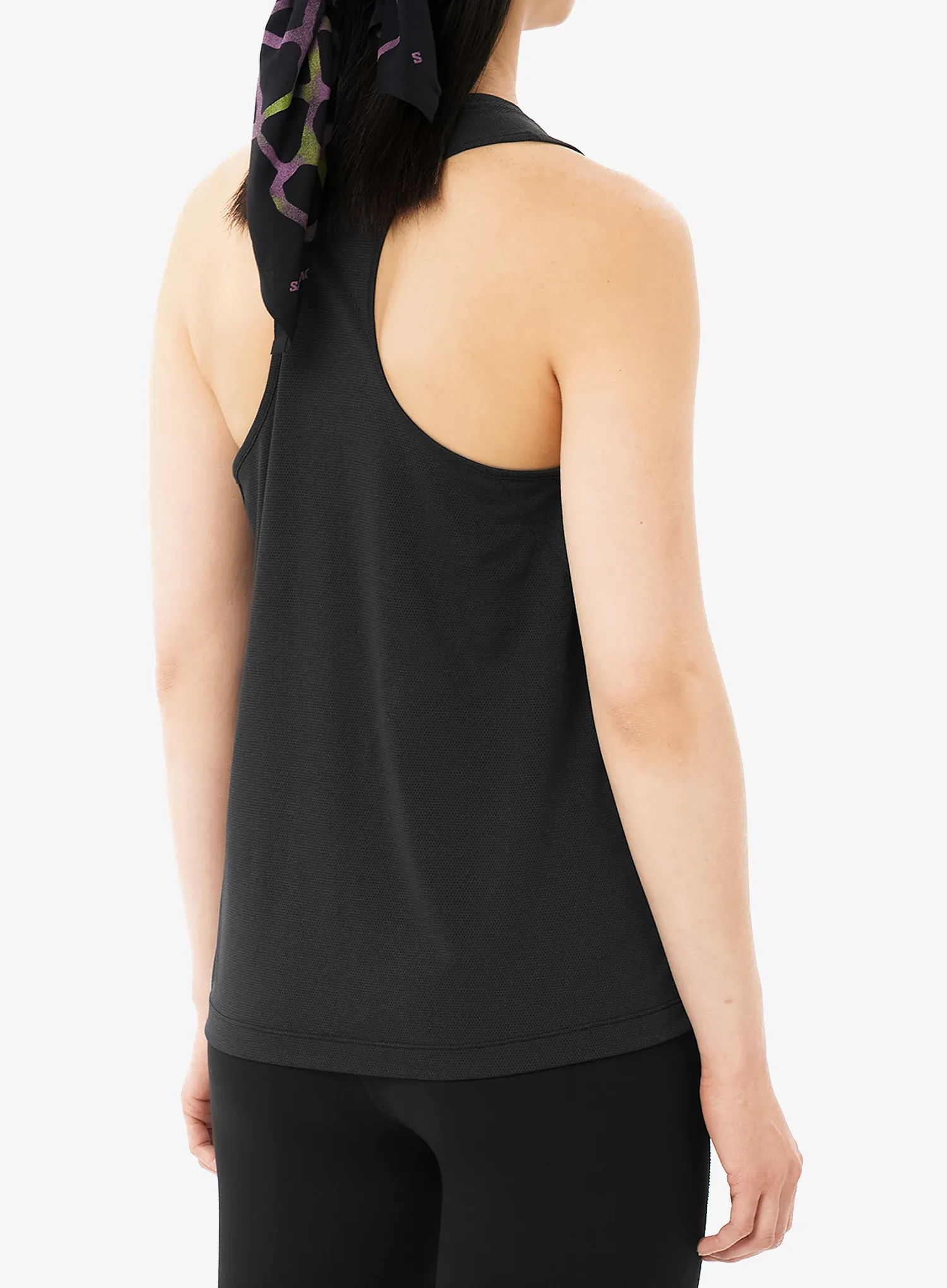Dámsky top Salomon Shkout Core Tank GFX - deep black