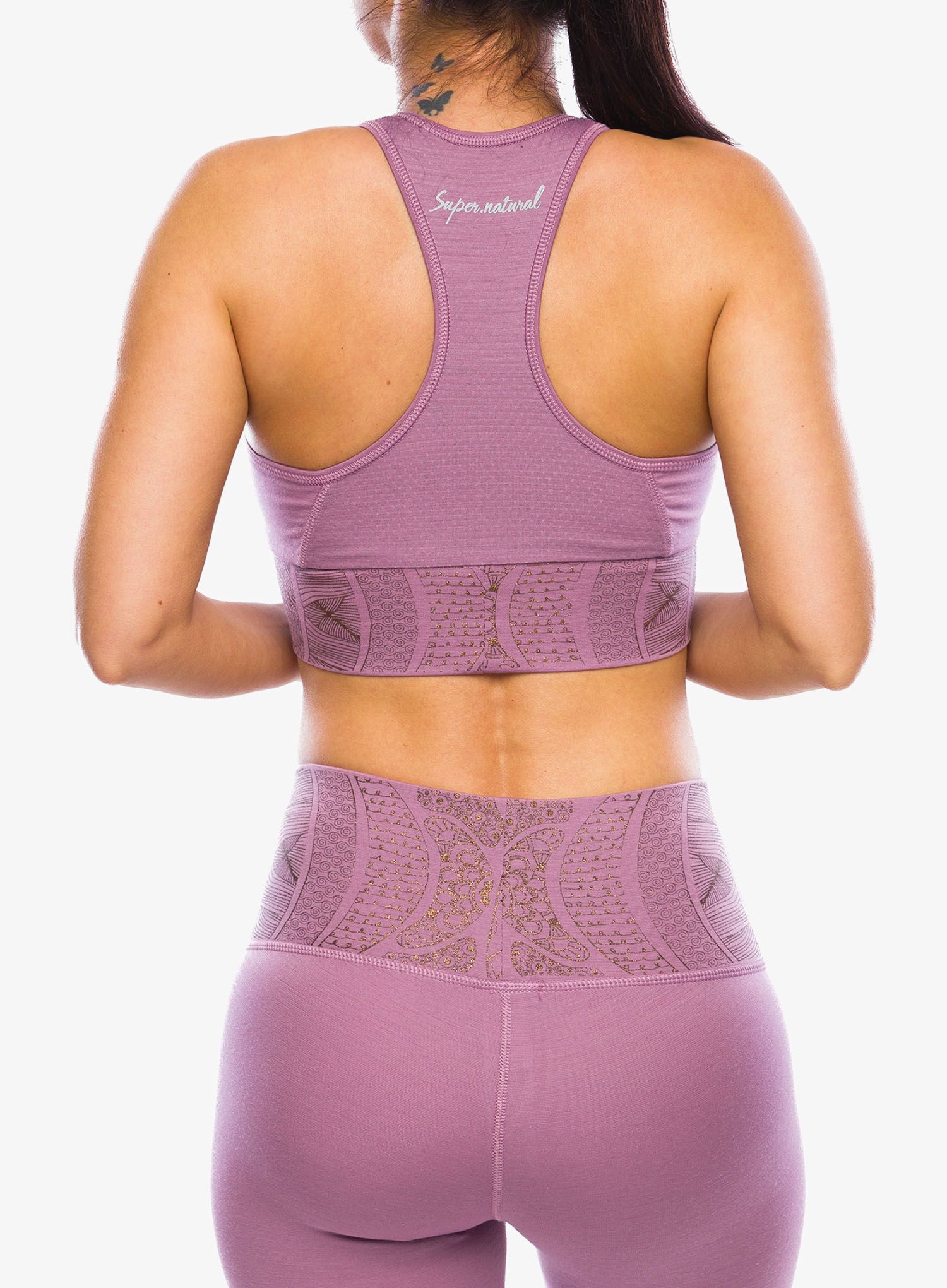 Dámsky top Super.natural Arabesque Lf Top - orchid/copper