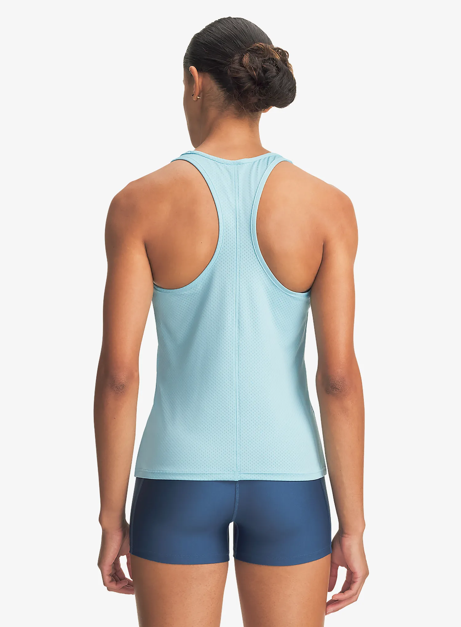 Dámsky top Under Armour Tech Mesh Racer Tank - blue haze/white