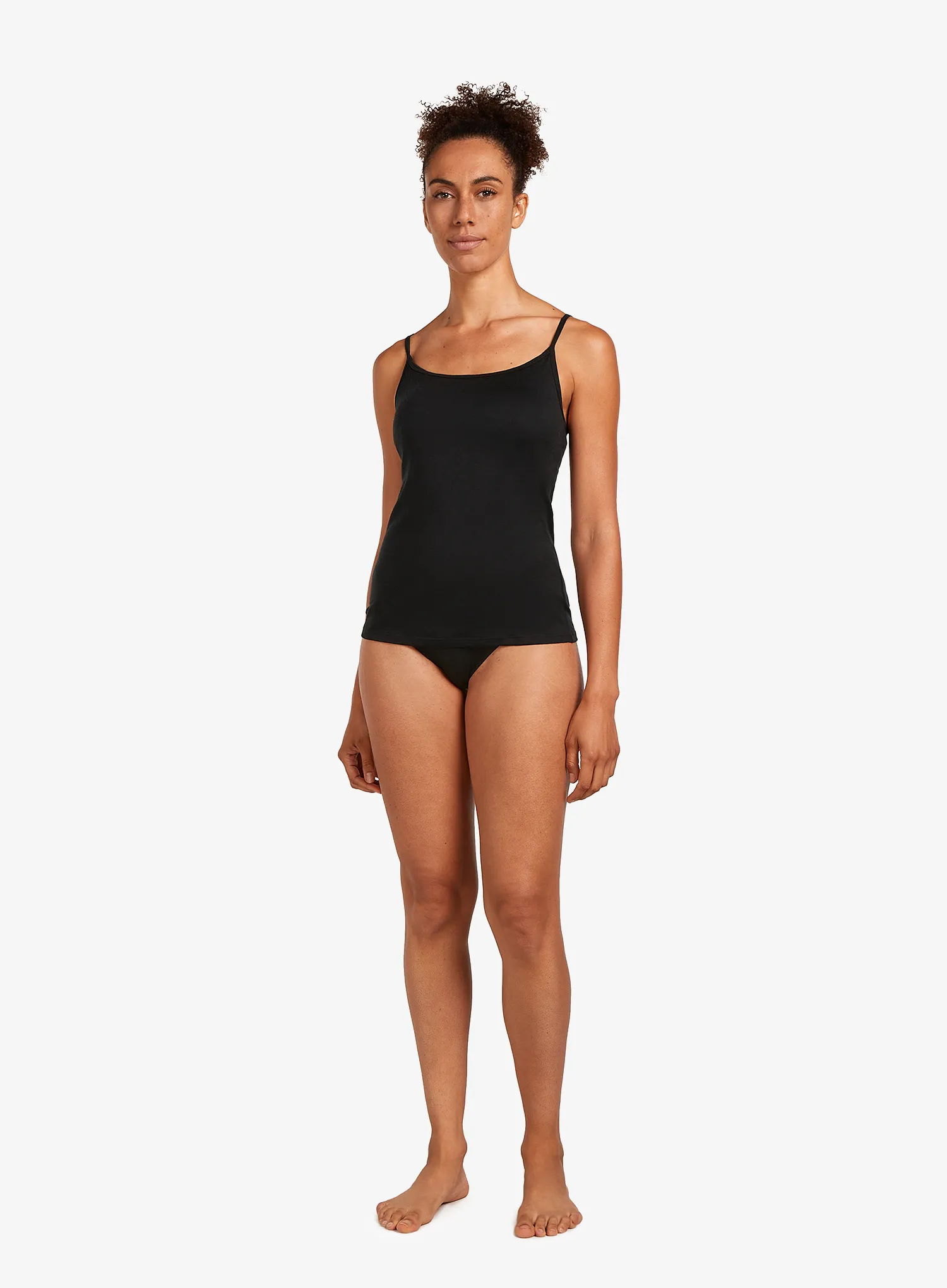 Dámsky top Icebreaker Siren Bra Cami - black