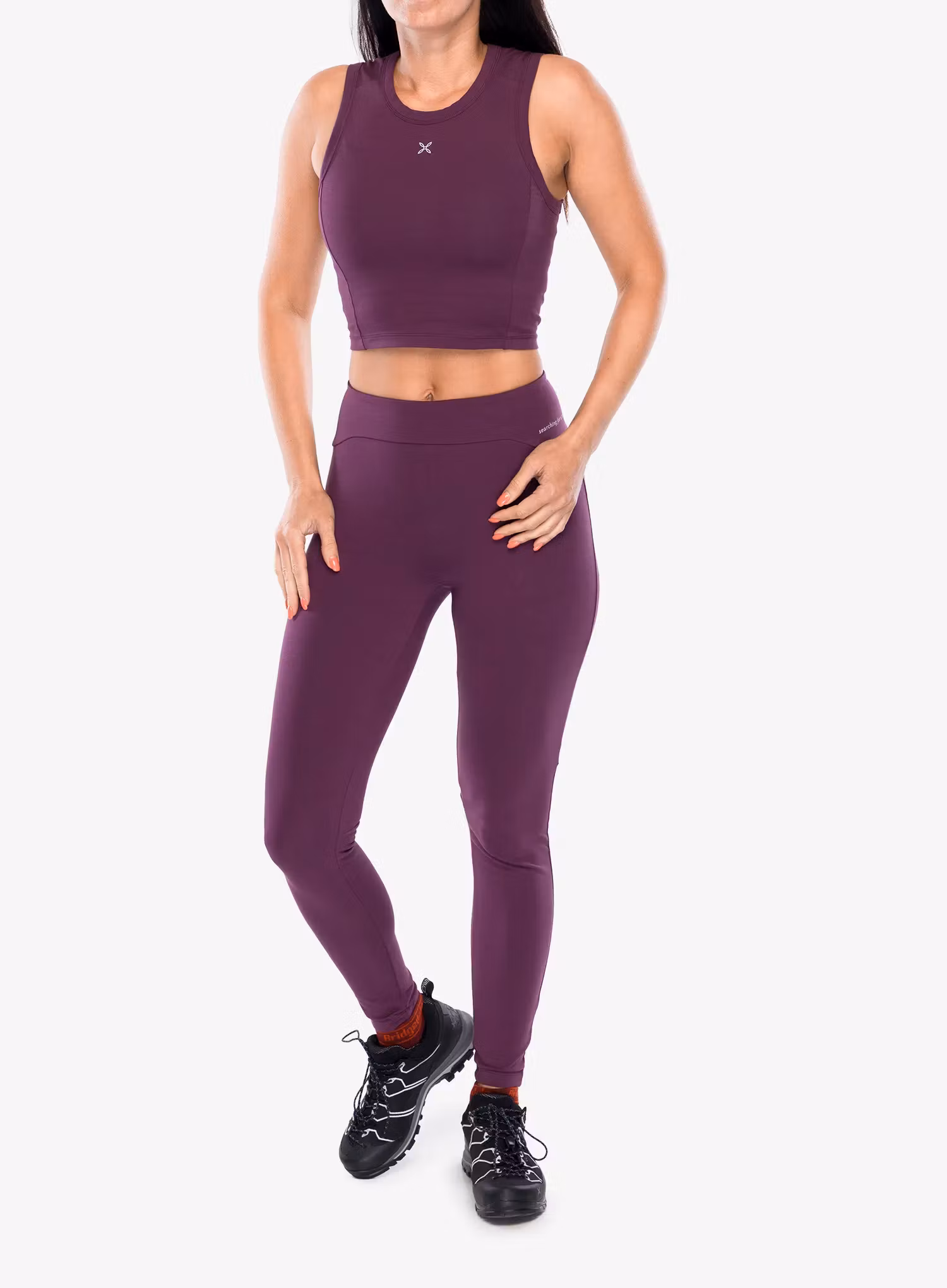 Dámsky lezecký top Montura Shiva Tank Top - wine red