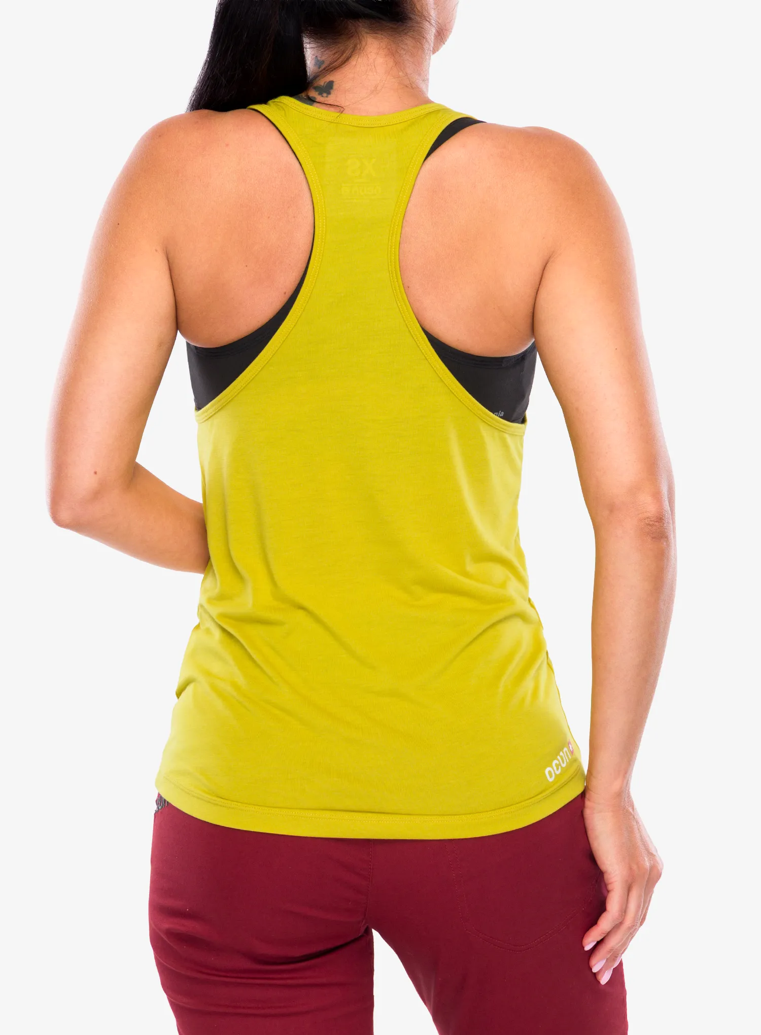 Dámsky lezecký top Ocun Fionna Top - yellow antique moss