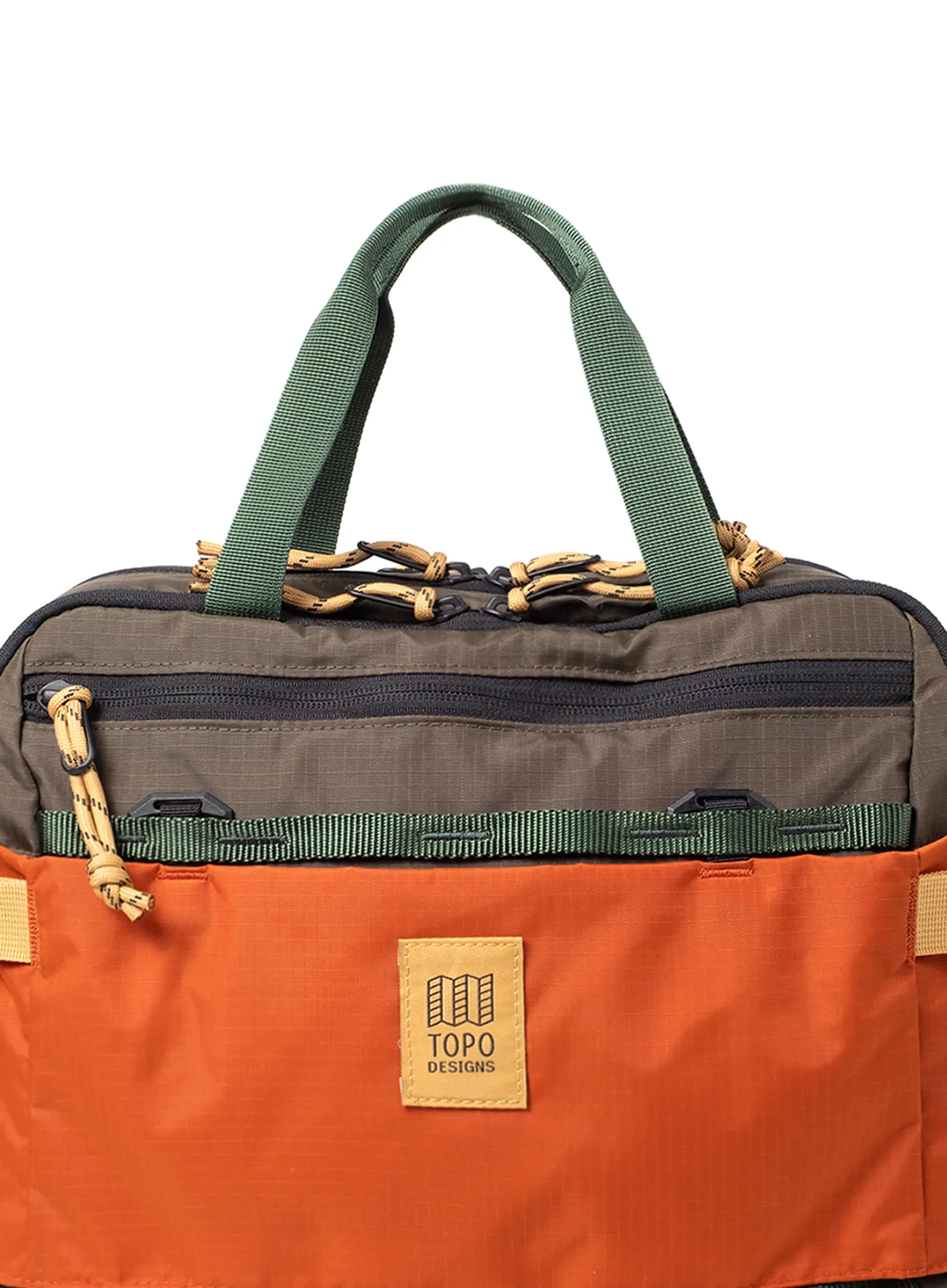 Taška Topo Designs Mountain Cross Bag - woodland/terracotta