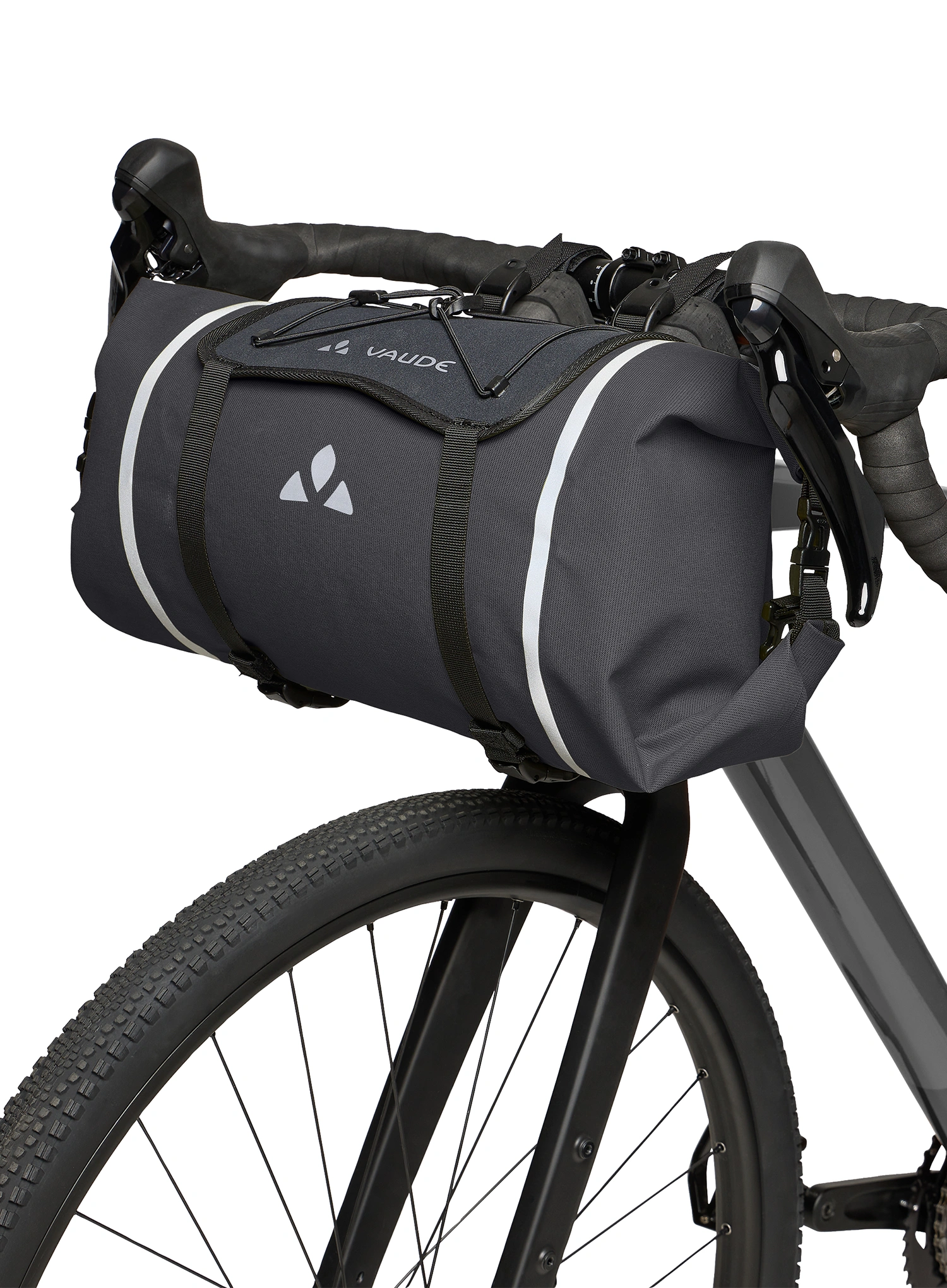 Taška na bicykel na riadidlá Vaude Trailfront Cage - black