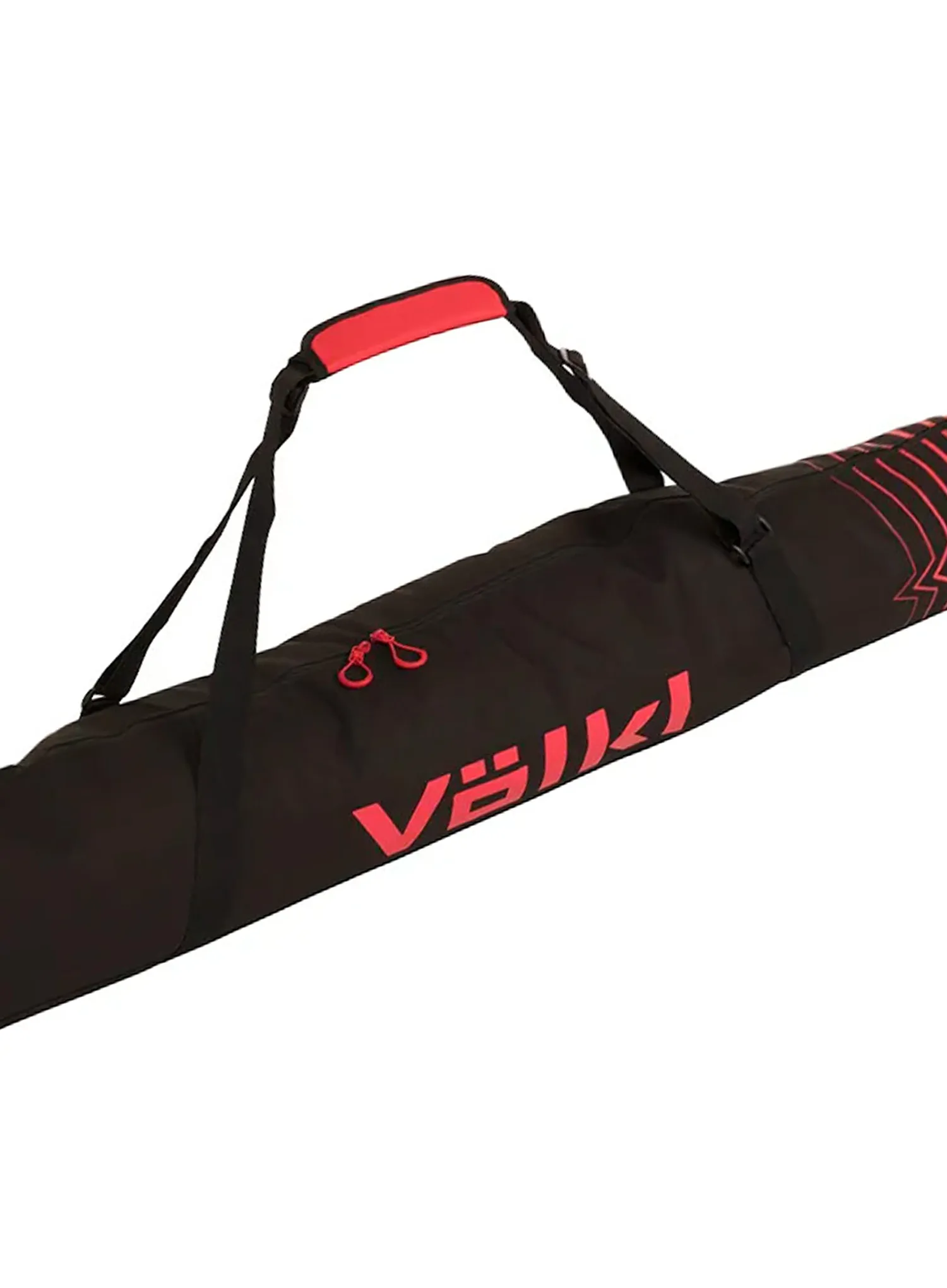 Taška na lyže Volkl Race Single Ski Bag 165+15+15 - red/black