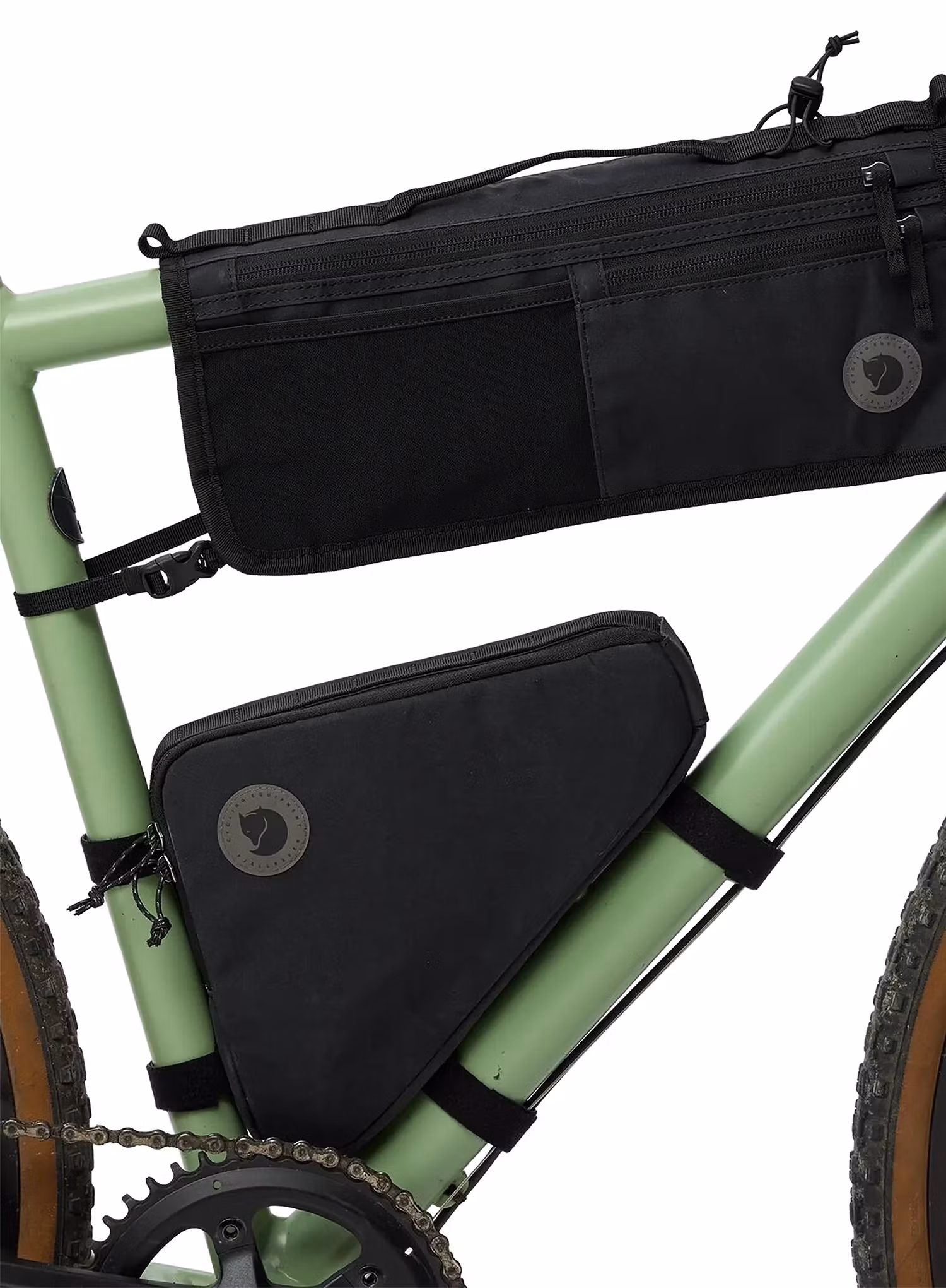 Taška na rám bicykla Fjallraven Hoja Bike Frame Fold Bag - black