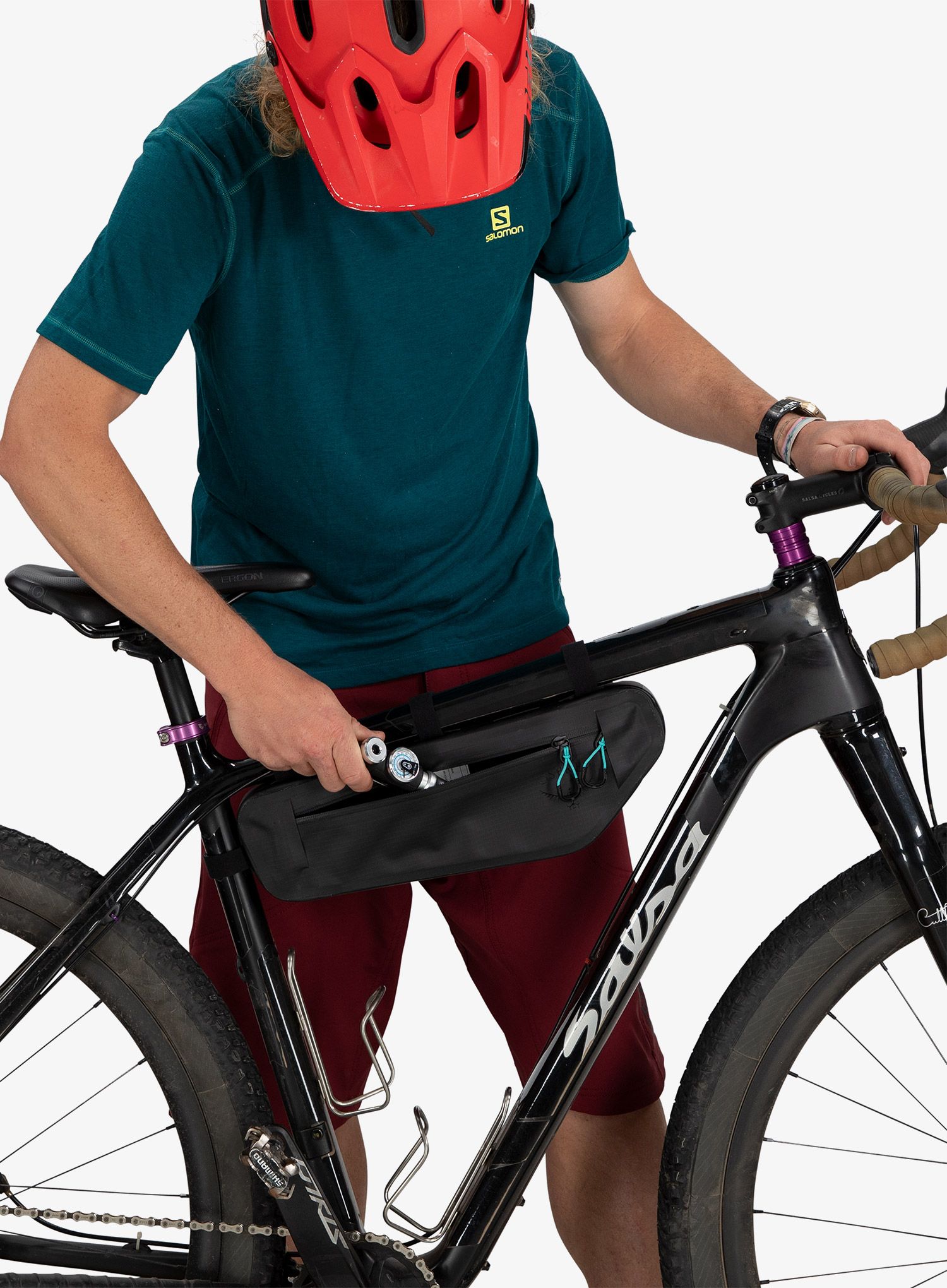 Taška na rám bicykla Osprey Escapist Frame Bag S - black