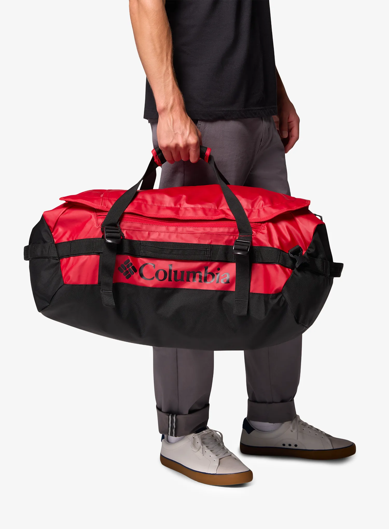 Cestovná taška Columbia Landroamer 60 L Duffel - mountain red/black