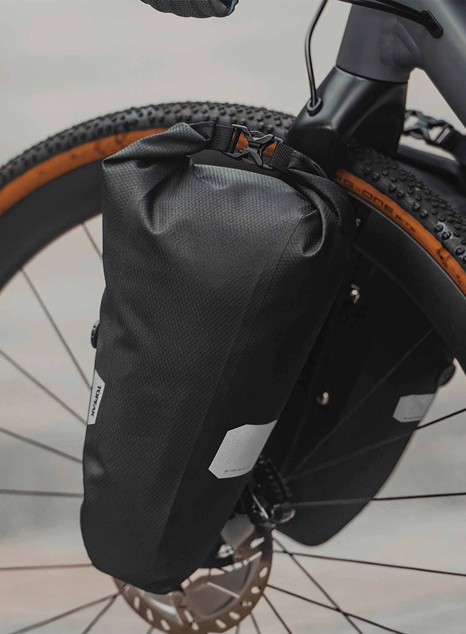 Cyklistická taška Topeak QR Fork Drybag 5.8 L - black