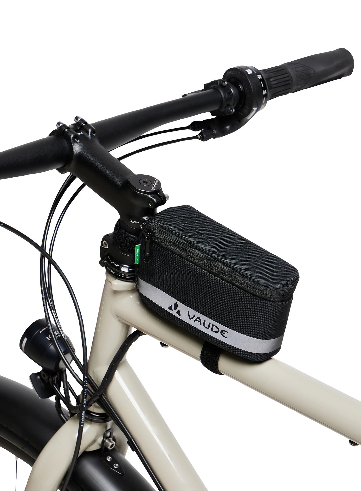 Cyklistická taška Vaude Top Tube Bag - black