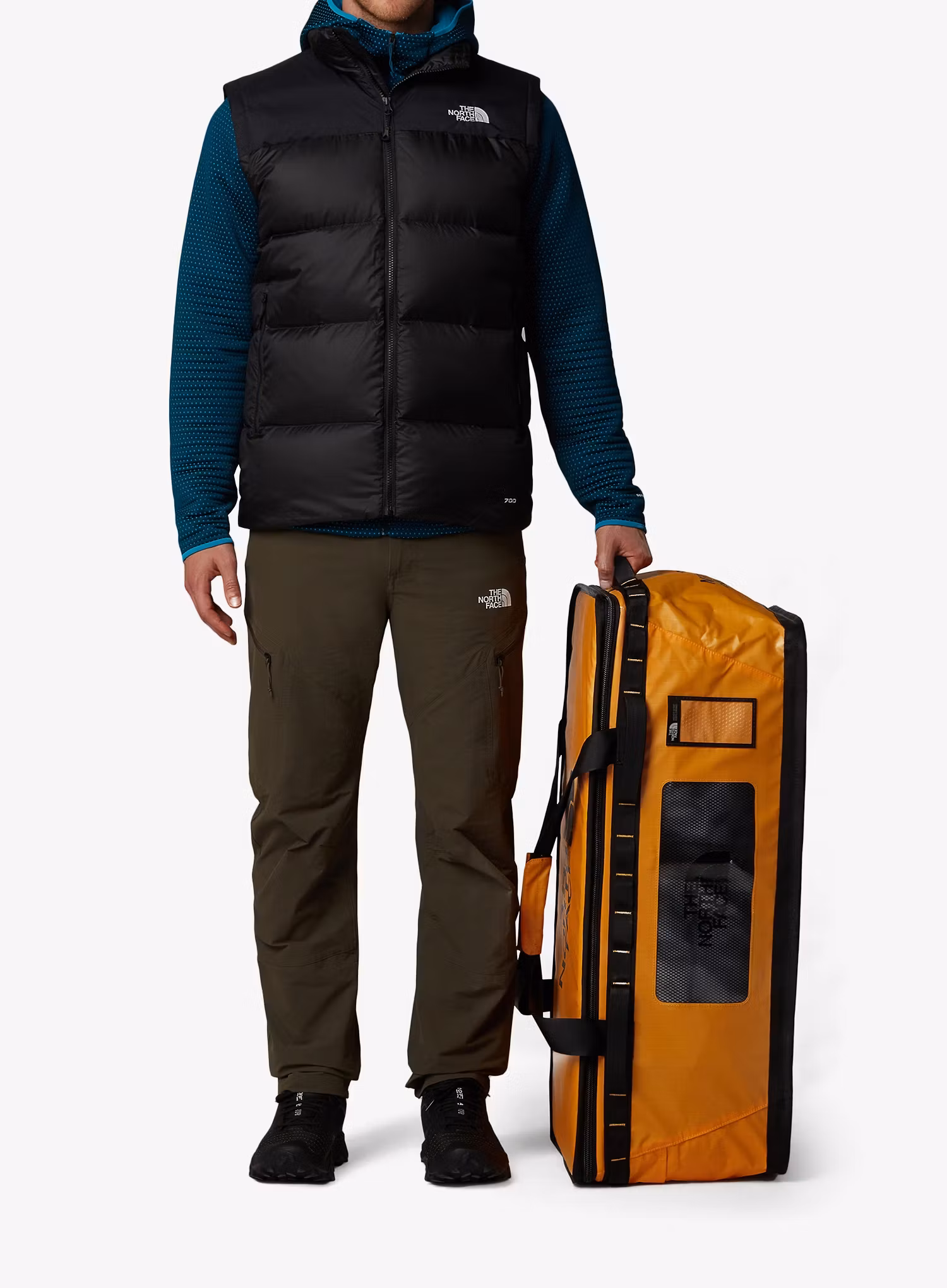 Taška The North Face Base Camp Gear Box L - summit gold/tnf black