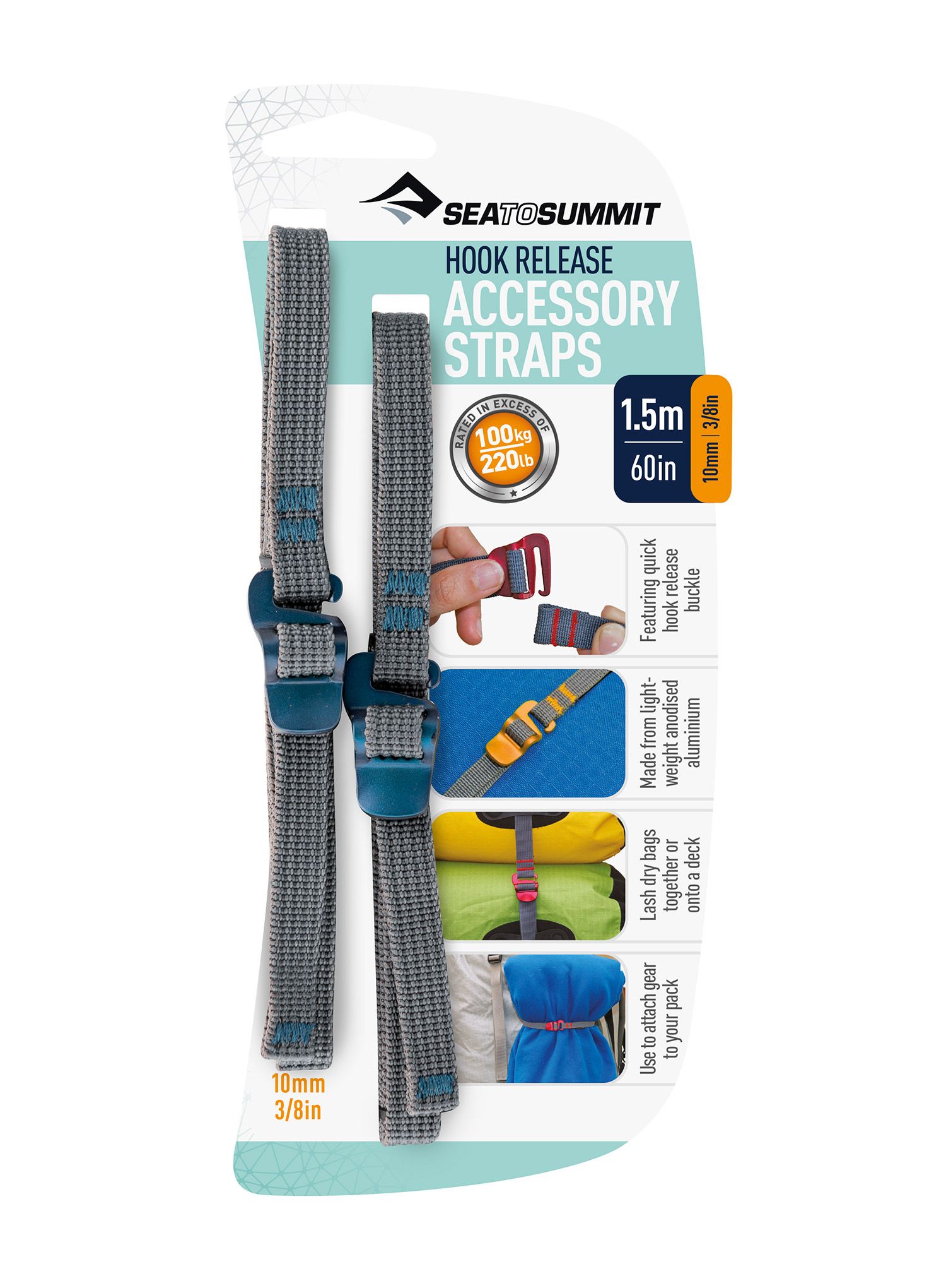 Popruhy Sea To Summit Accesory Straps 10 mm / 1.5 m