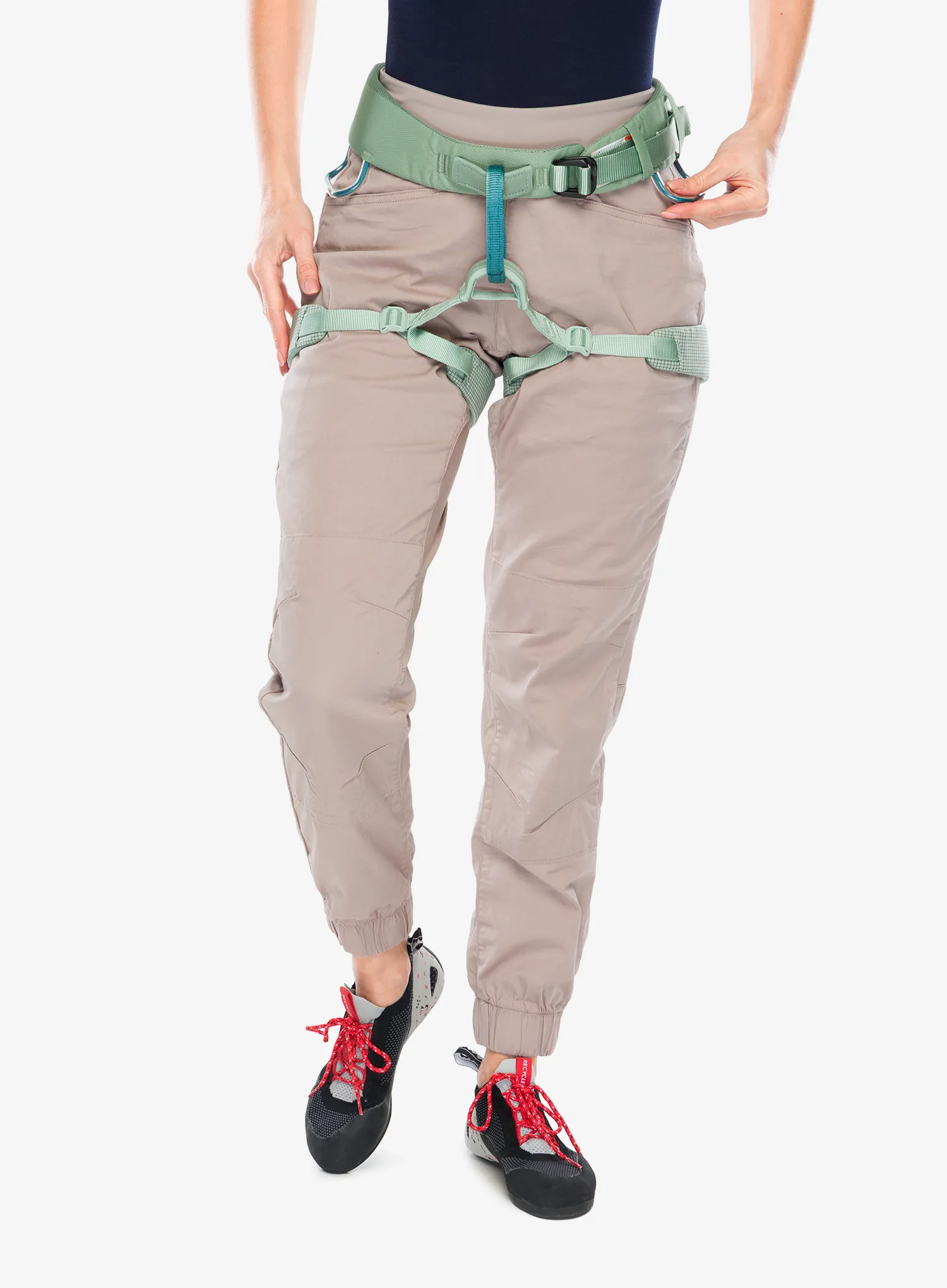 Lezecký postroj dámsky Black Diamond Momentum Harness - desert sage